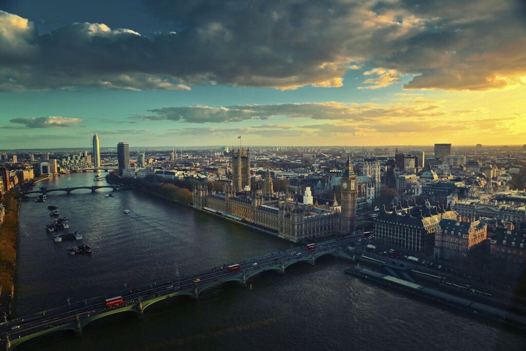 London city view, England